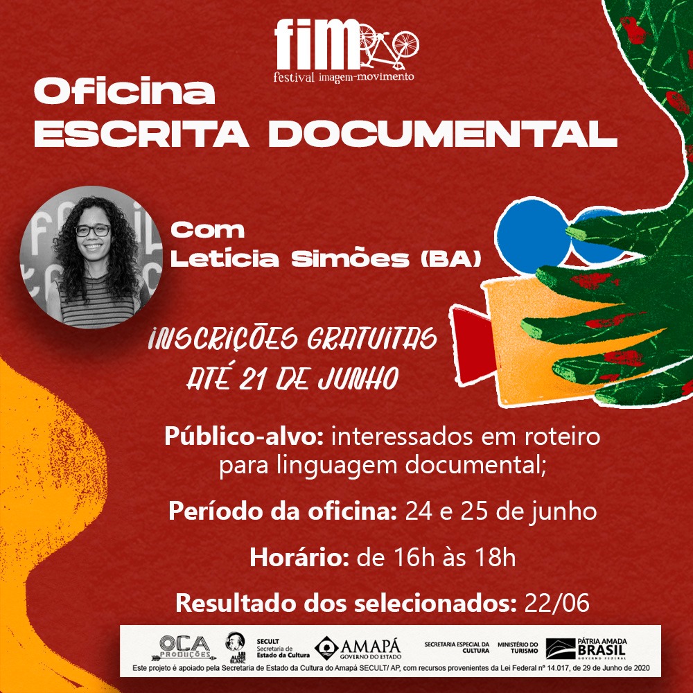 Festival Imagem-Movimento Abre Inscrições Para Oficina De Escrita ...